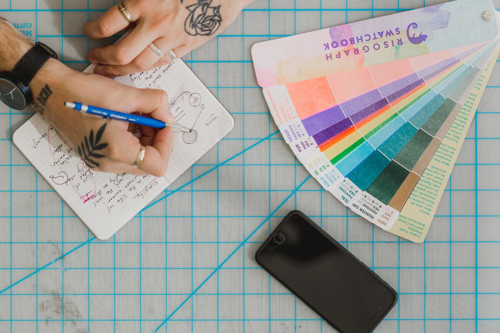 creative work with color options