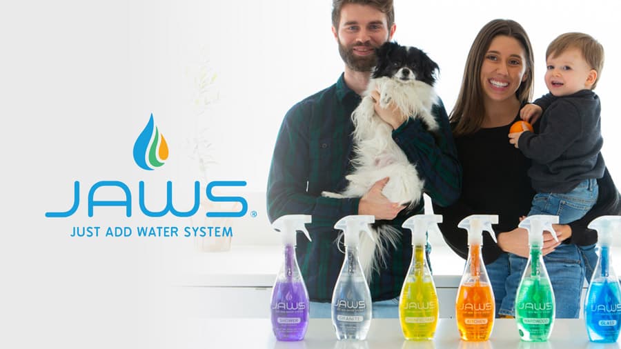 JAWS Google Ads case study graphic for the sustainable cleaning brand