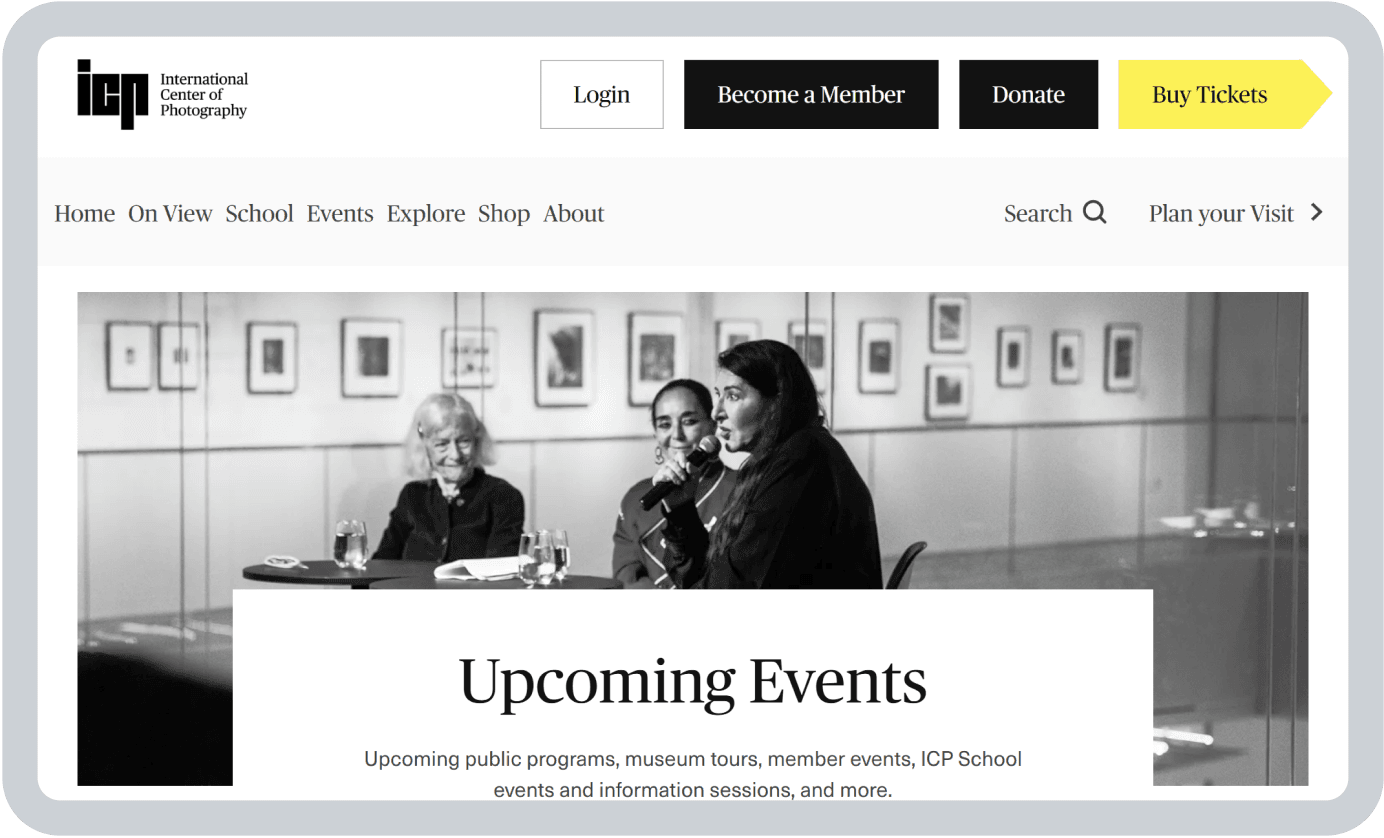 International Center of Photography — project image 1