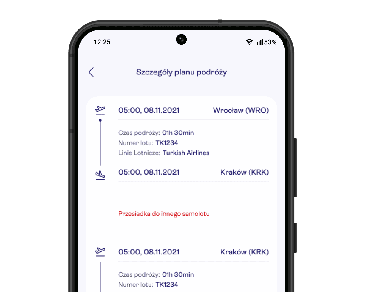 TUI app mockups summarising the project results